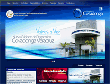 Tablet Screenshot of corporativodehospitales.com.mx